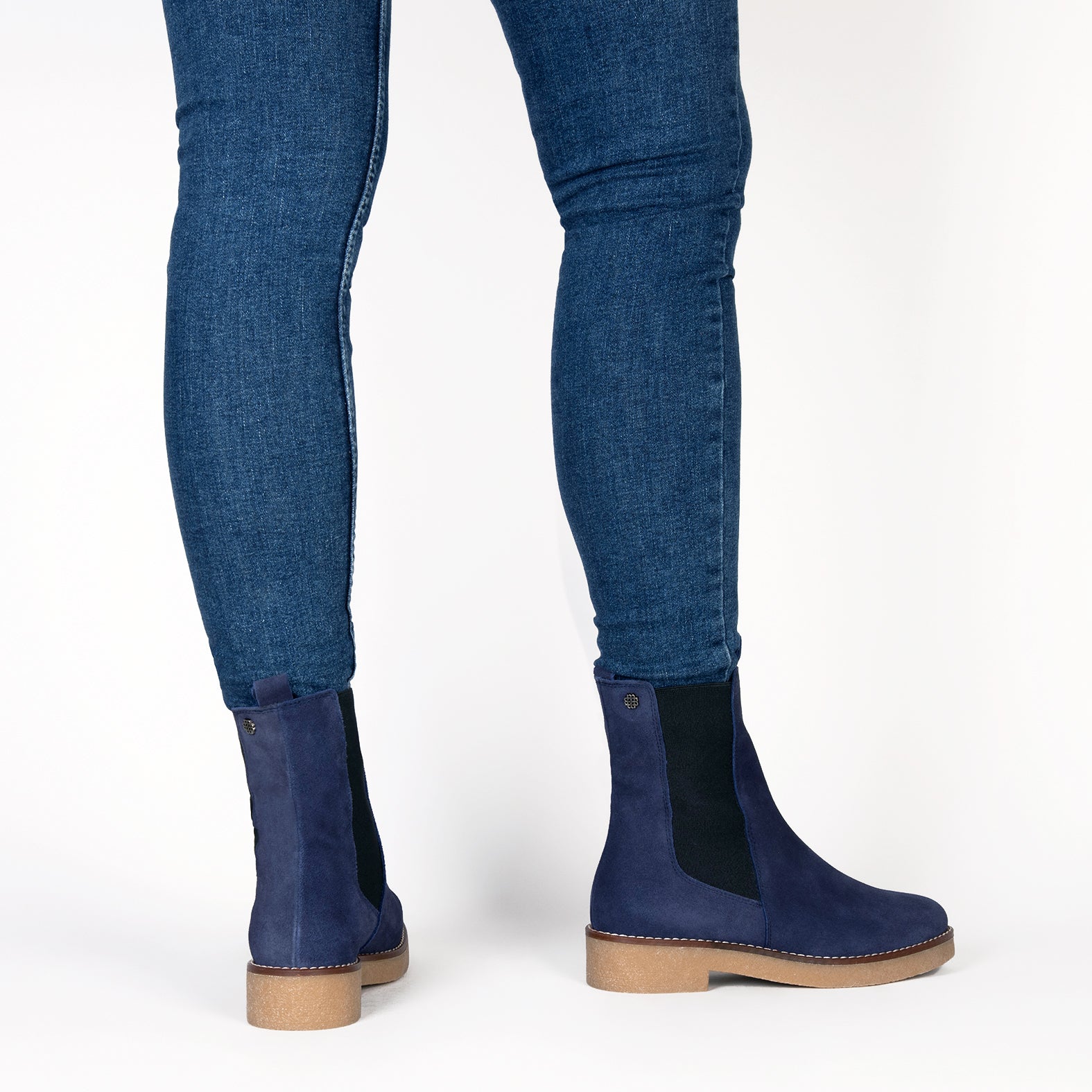 PORTLAND – Botines Chelsea de piel MARINO - miMaO ®