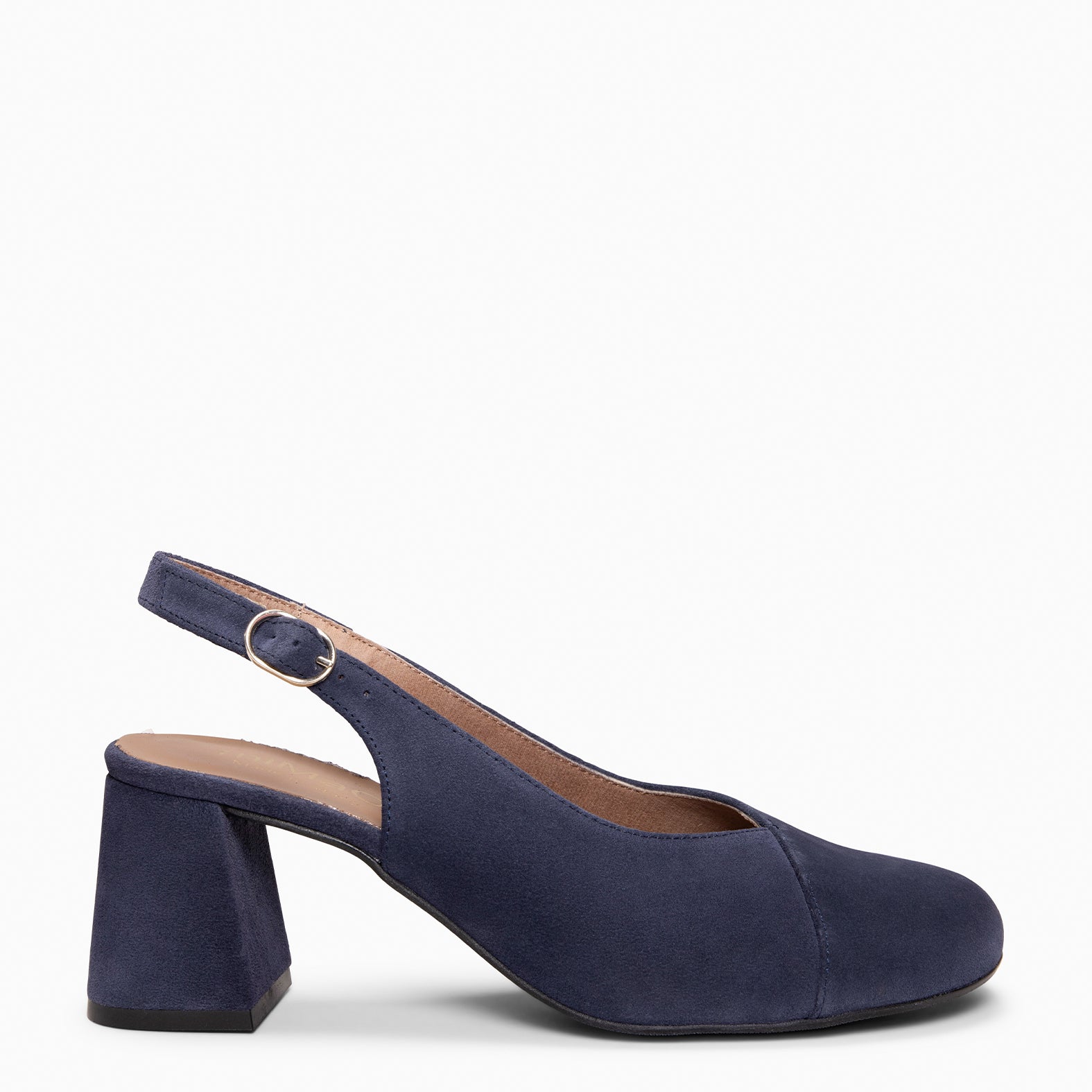 VEGA - Zapato de tacón ancho destalonado MARINO - miMaO ®