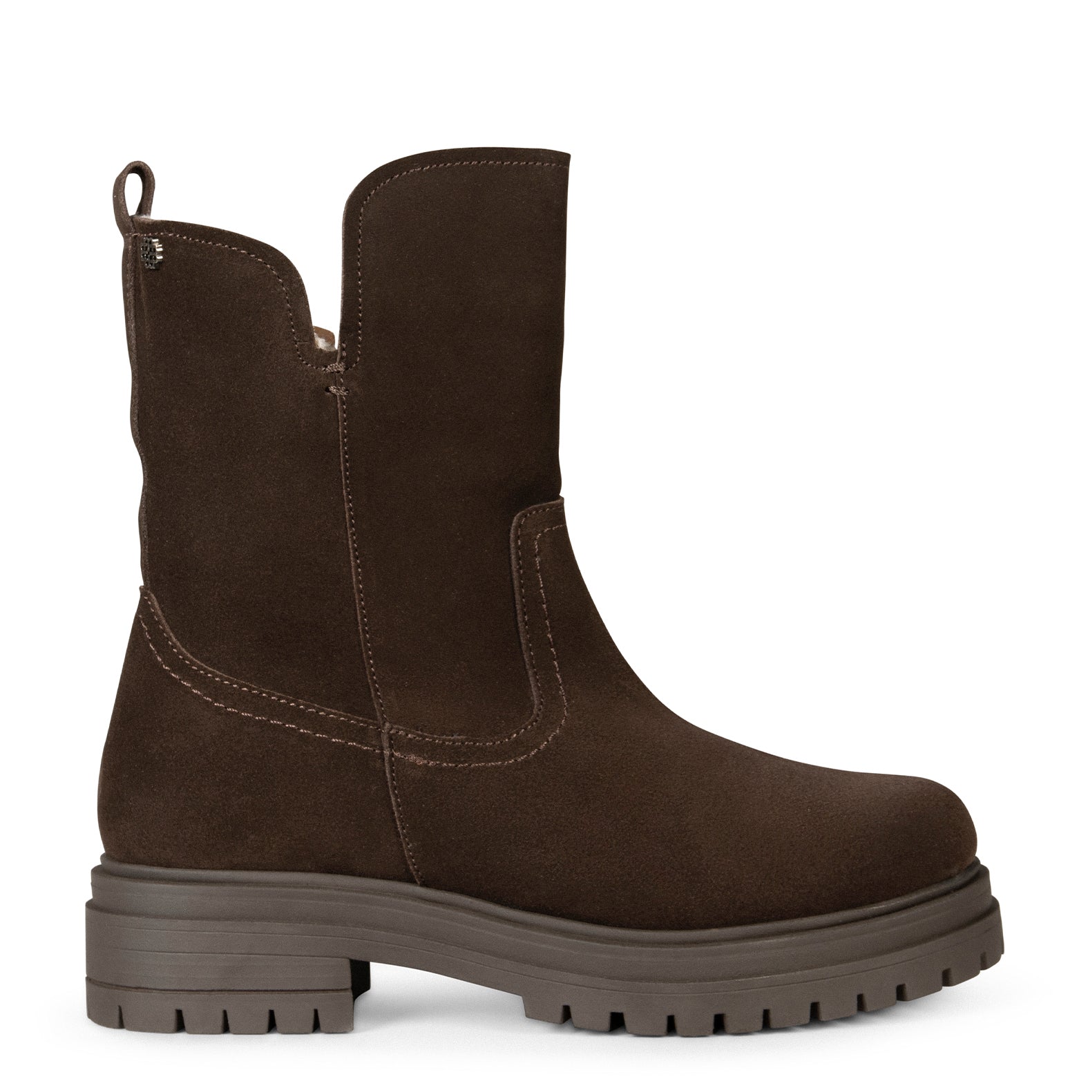 LAPONIA – Bottines Fourrées MARRON pour femme  