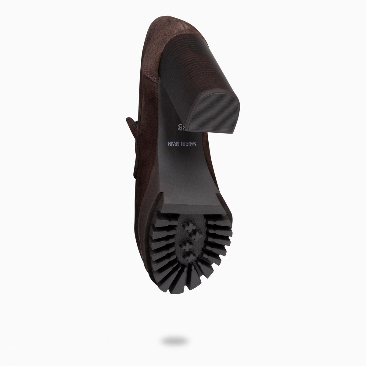 TREND – Mocasín con tacón y plataforma MARRÓN
