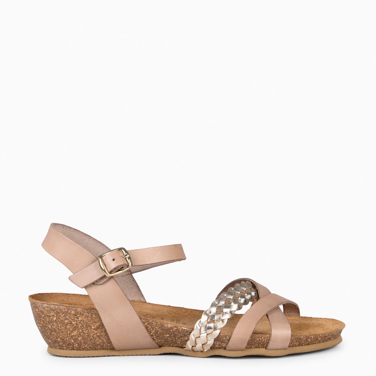 CALATEA - Sandalias BIO de mujer TAUPE