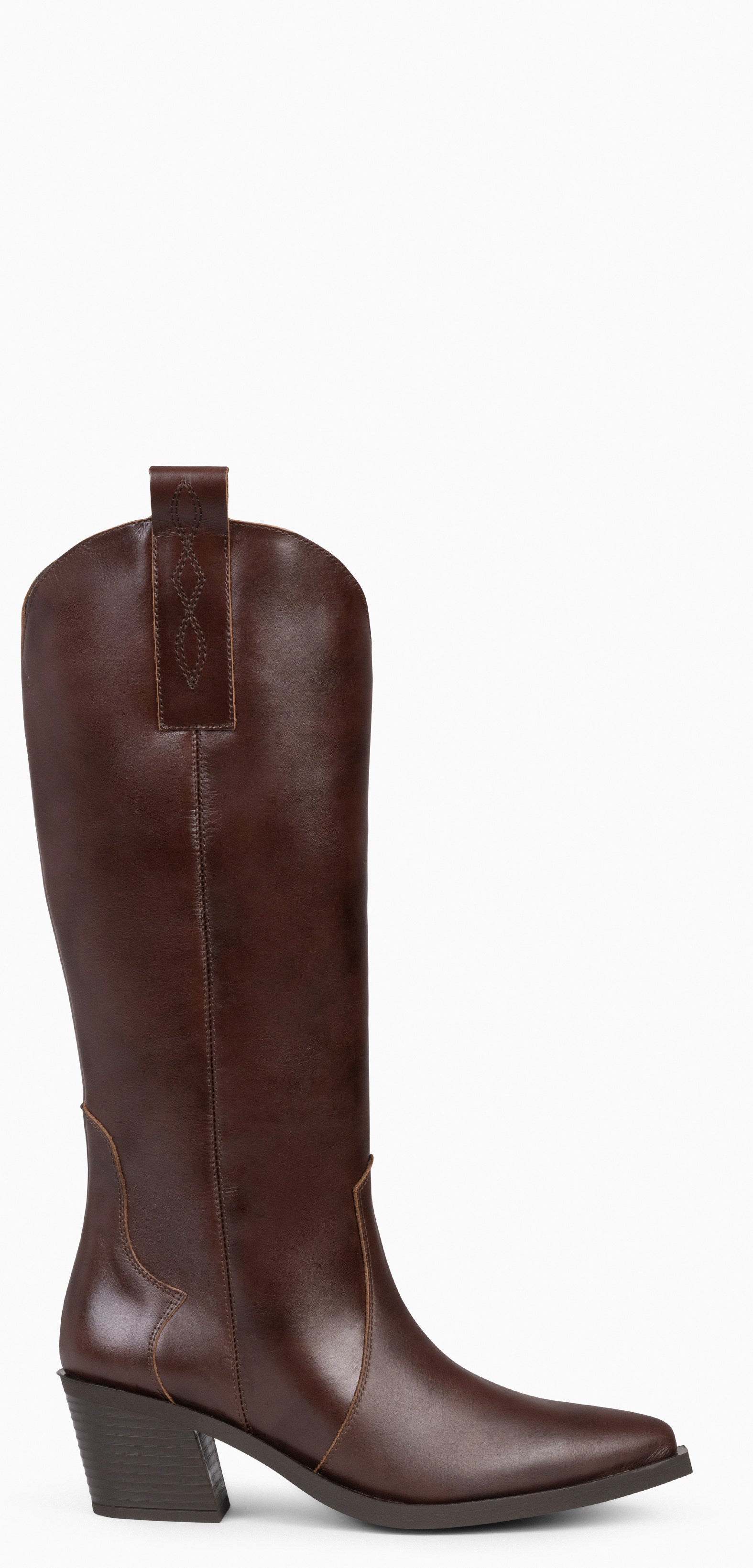 BELMONT - BROWN Women Cowboy Boots 