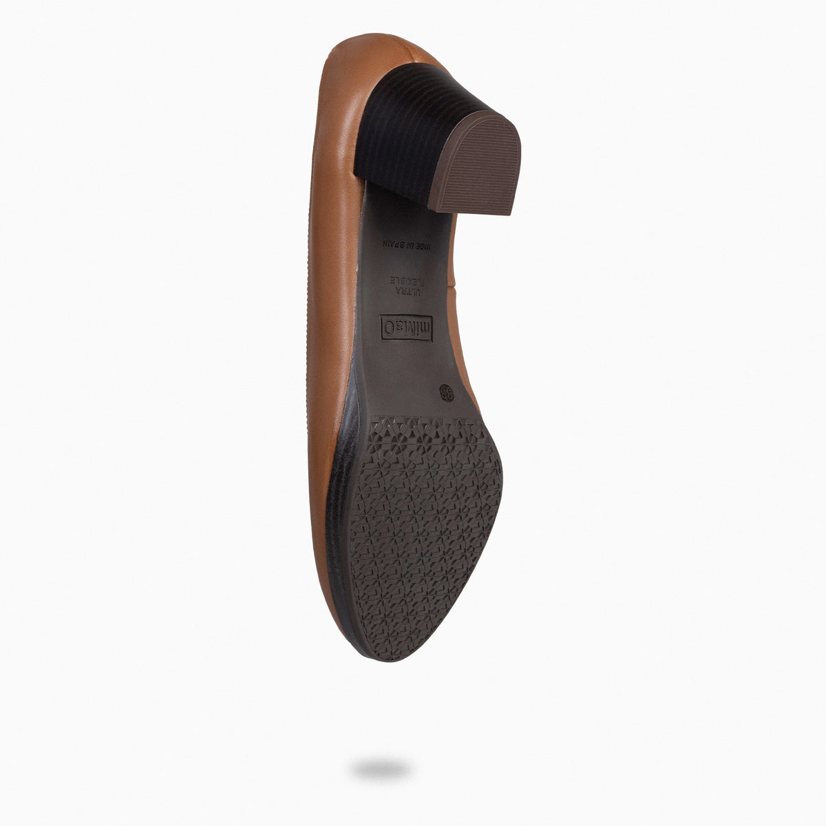AZAFATA S - Zapatos de tacón bajo con plataforma MARRÓN