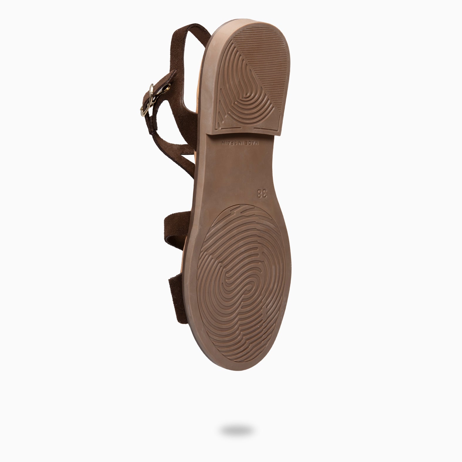 BAMBÚ - Sandalias Planas MARRON