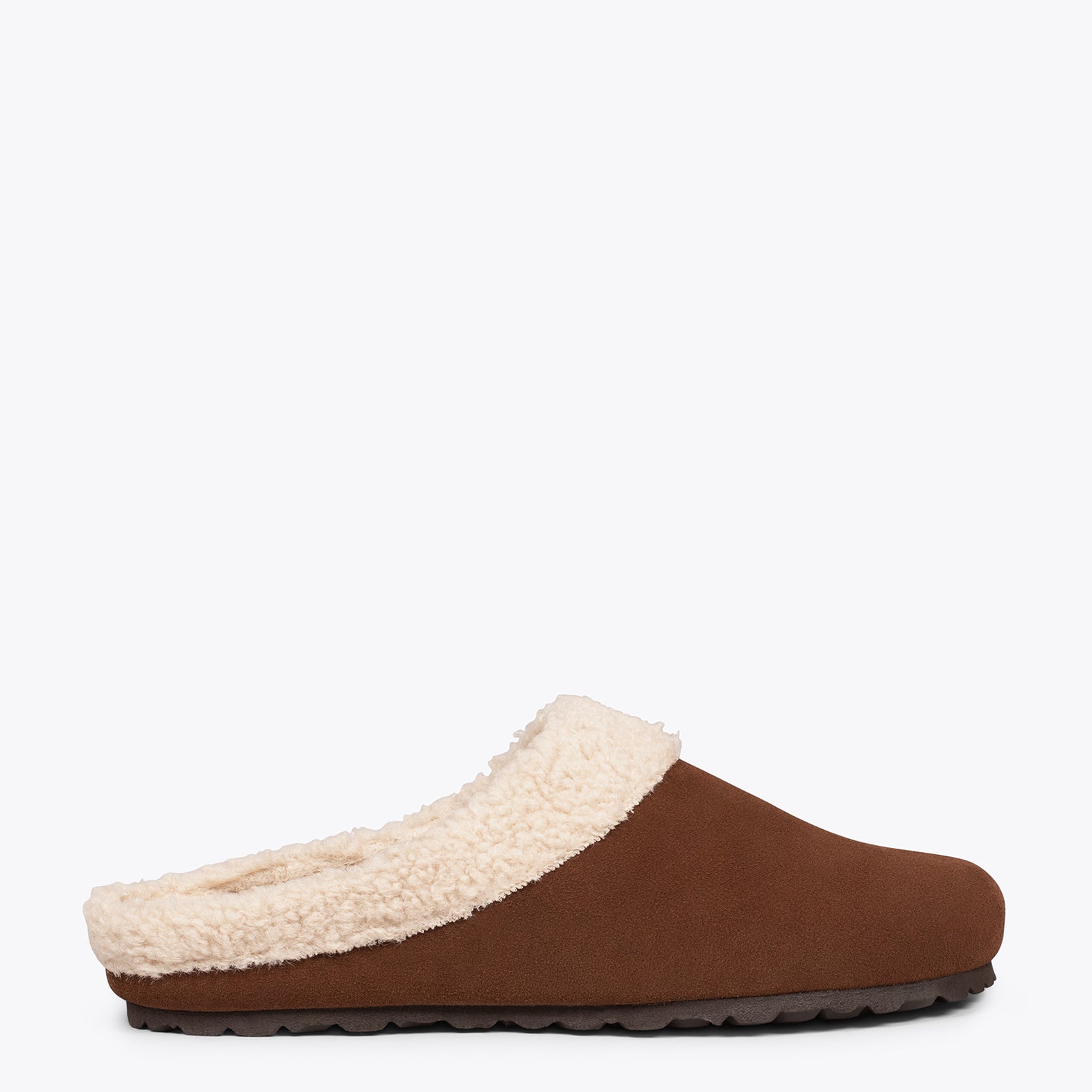 DREAM HOME Zapatillas con borreguito para hombre MARRONES - miMaO ®
