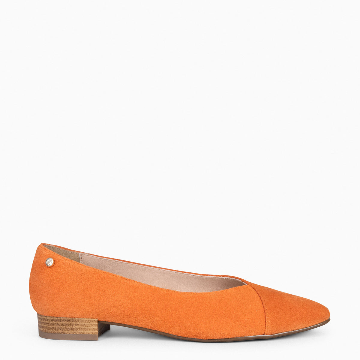 MARIE – ORANGE pointed flats