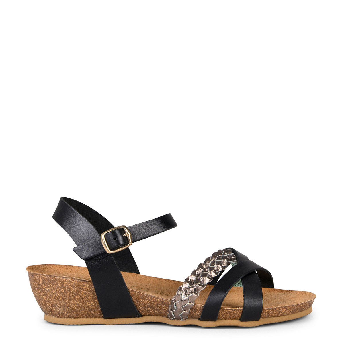 CALATEA - Sandalias BIO de mujer NEGRO