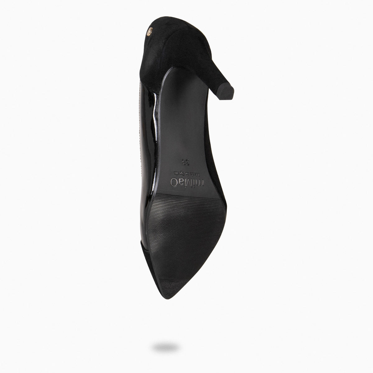 GLAM - Zapatos elegantes de tacón alto NEGRO CHAROL - miMaO ®