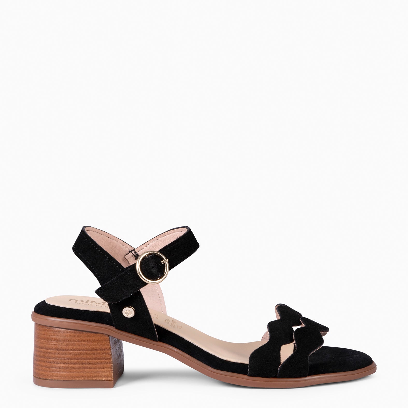 LETY - SANDALIA DE TACÓN DE VESTIR NEGRO - miMaO ®