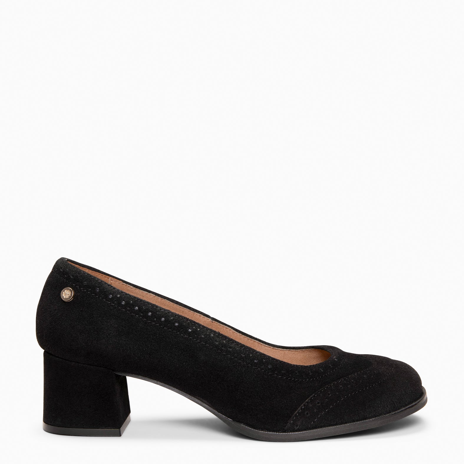 EDEN - Zapatos de tacón ancho baresoft NEGRO - miMaO ®