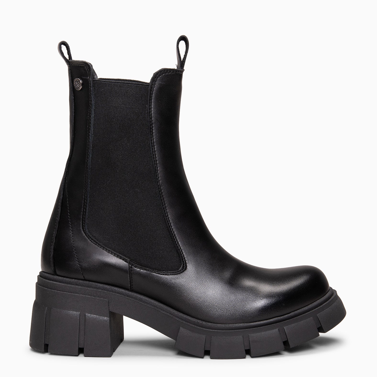 LUCIA - Botines Chelsea con plataforma NEGRO - miMaO ®