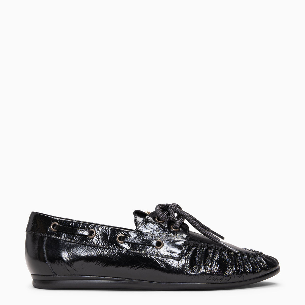 OSAKA - Mocasín con cordones NEGRO