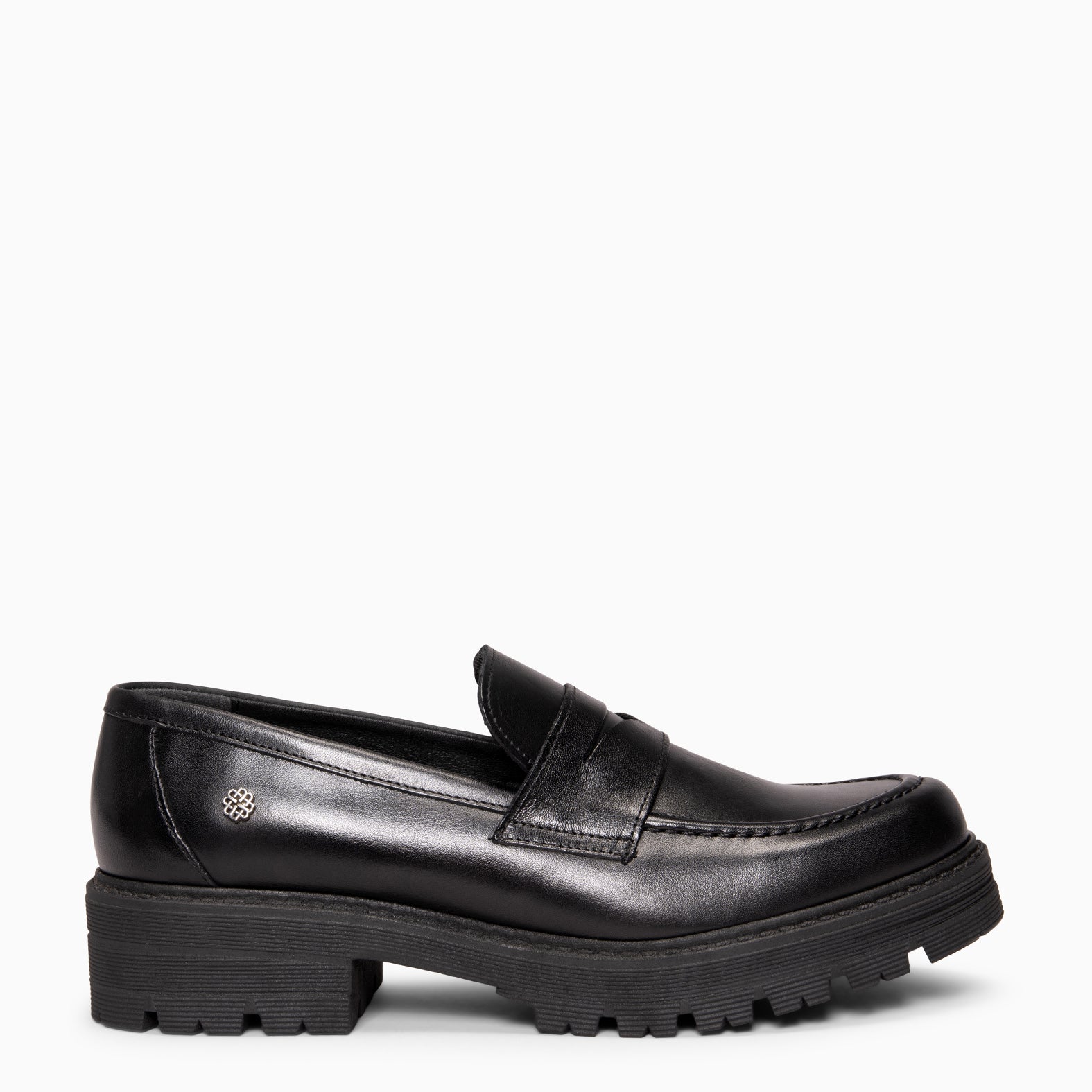TRAVIS - Mocasin de piel de napa cepillada NEGRO - miMaO ®