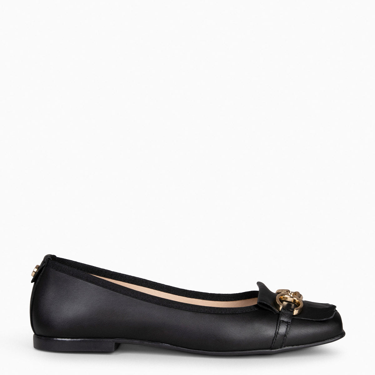 ZOY – BLACK SQUARE TOE BALLERINA