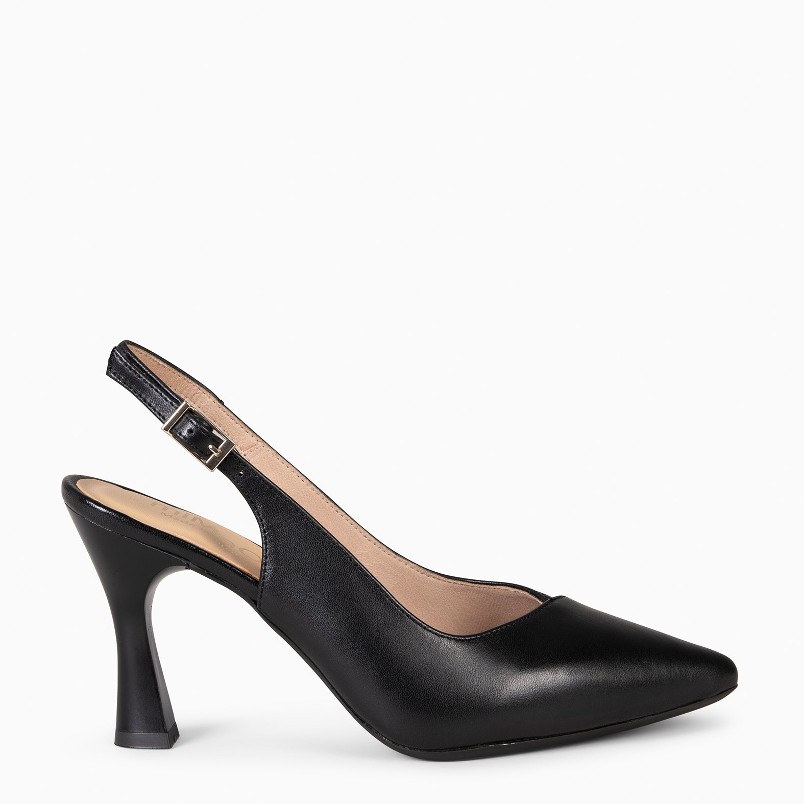 GLAM DESTALONADO - Zapatos de tacón destalonados de napa NEGRO - miMaO ®