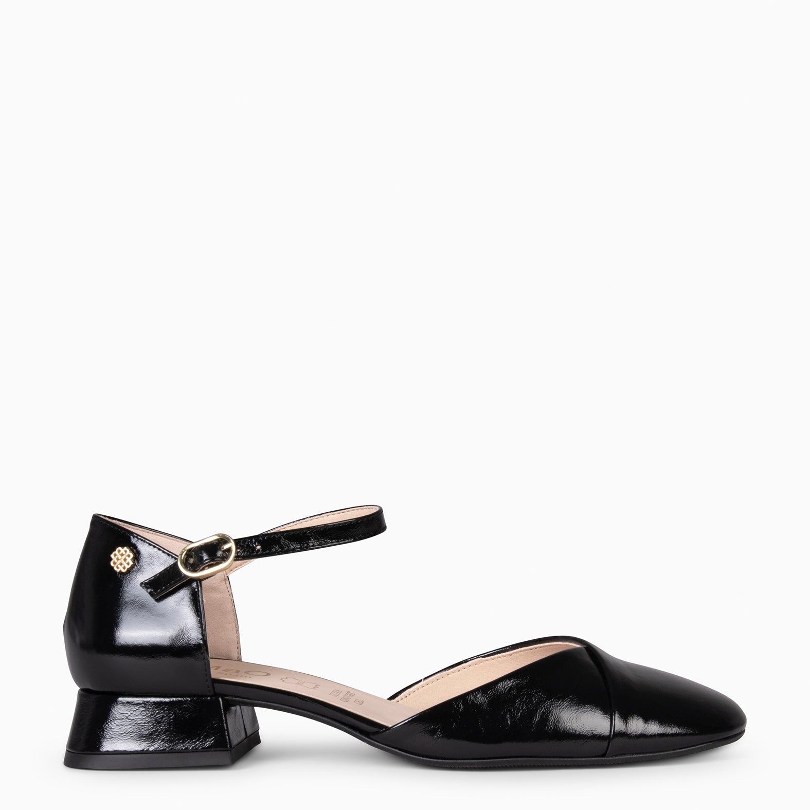 EMILY - ZAPATOS DE TACÓN BAJO NEGRO - miMaO ®