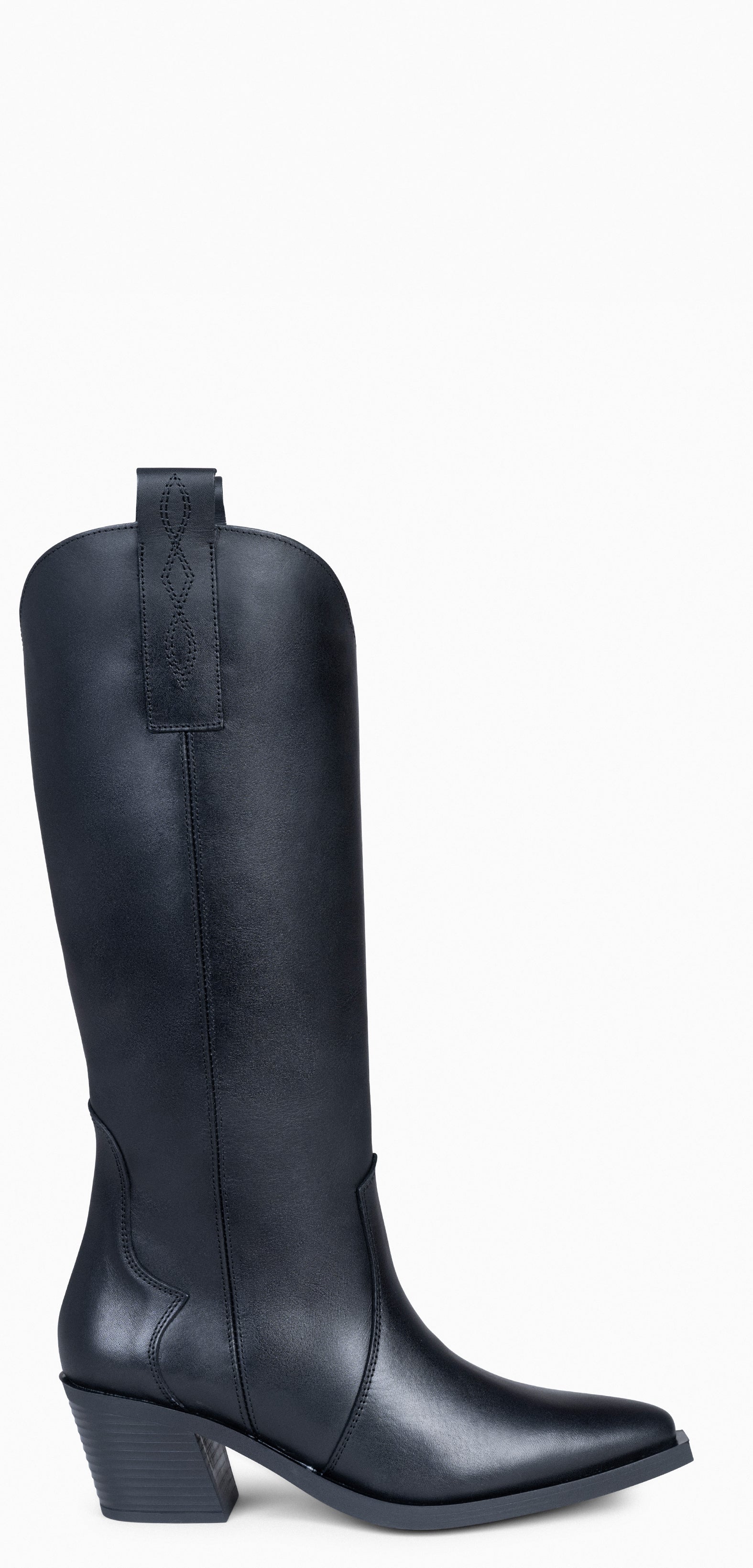 BELMONT - BLACK Women Cowboy Boots 