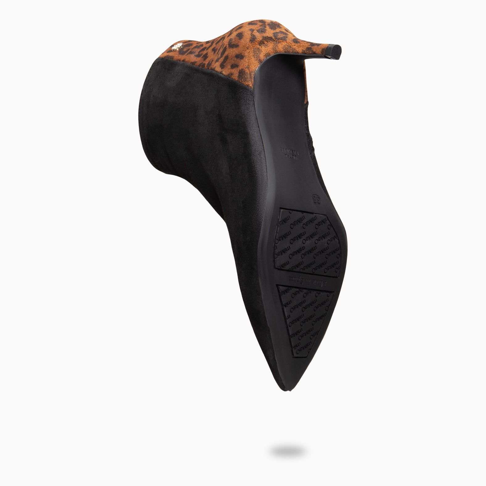 NIGHT - Botines elegantes de tacón fino NEGRO LEOPARDO - miMaO ®