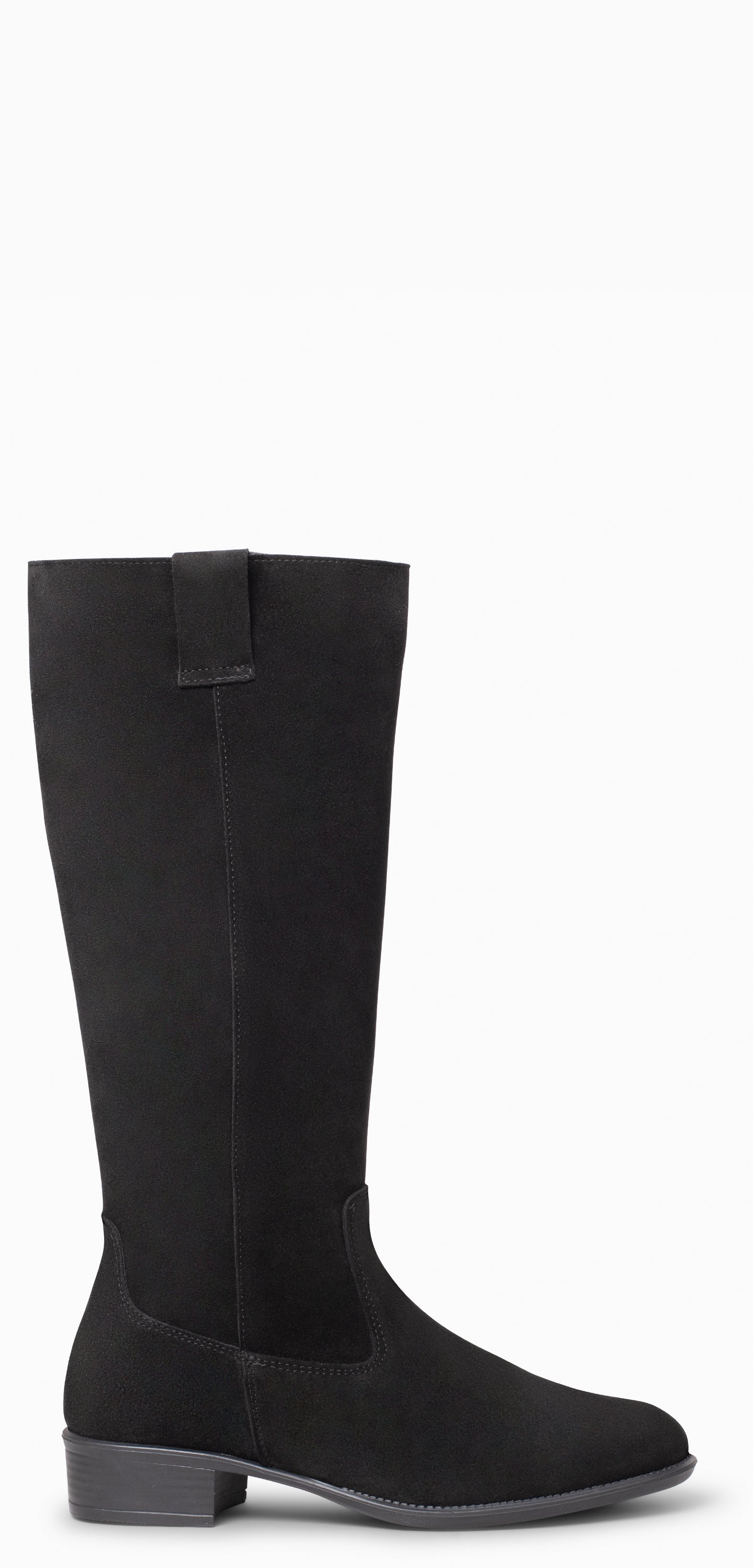 TEXAS – Bottes à talon bas NOIR