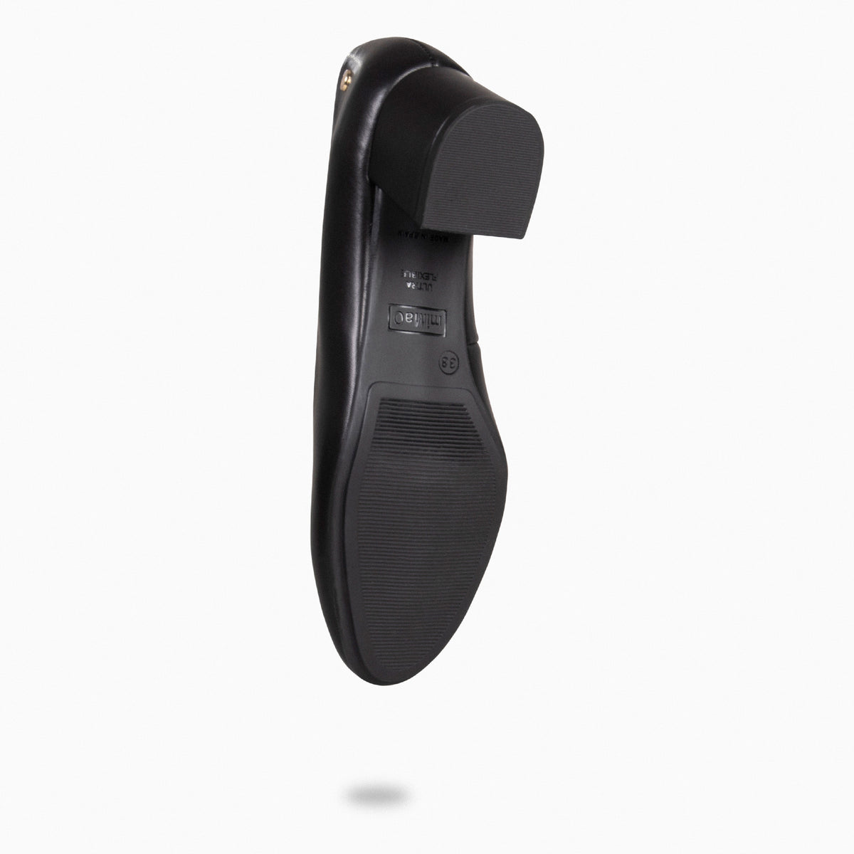 URBAN REDONDO SALÓN – Zapatos de tacón bajo de napa NEGRO