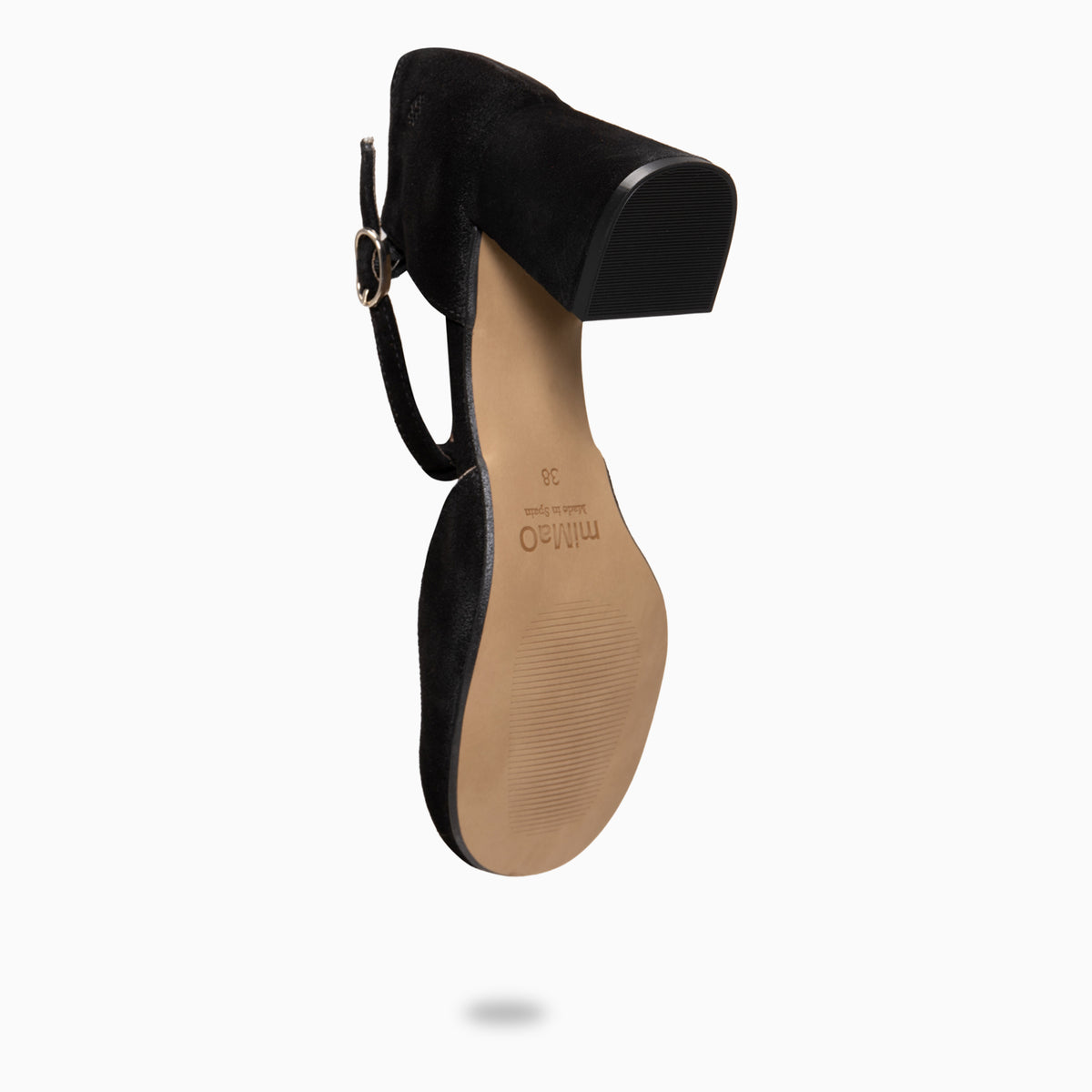 AZUCENA - Zapato baresoft con tacón NEGRO