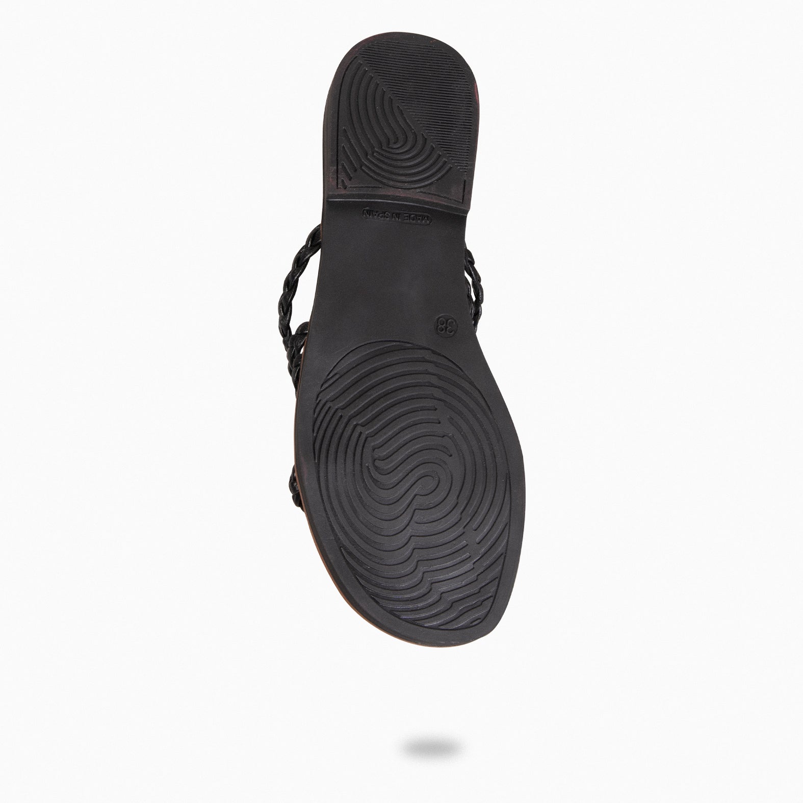 HIDRA - BLACK braided sandals