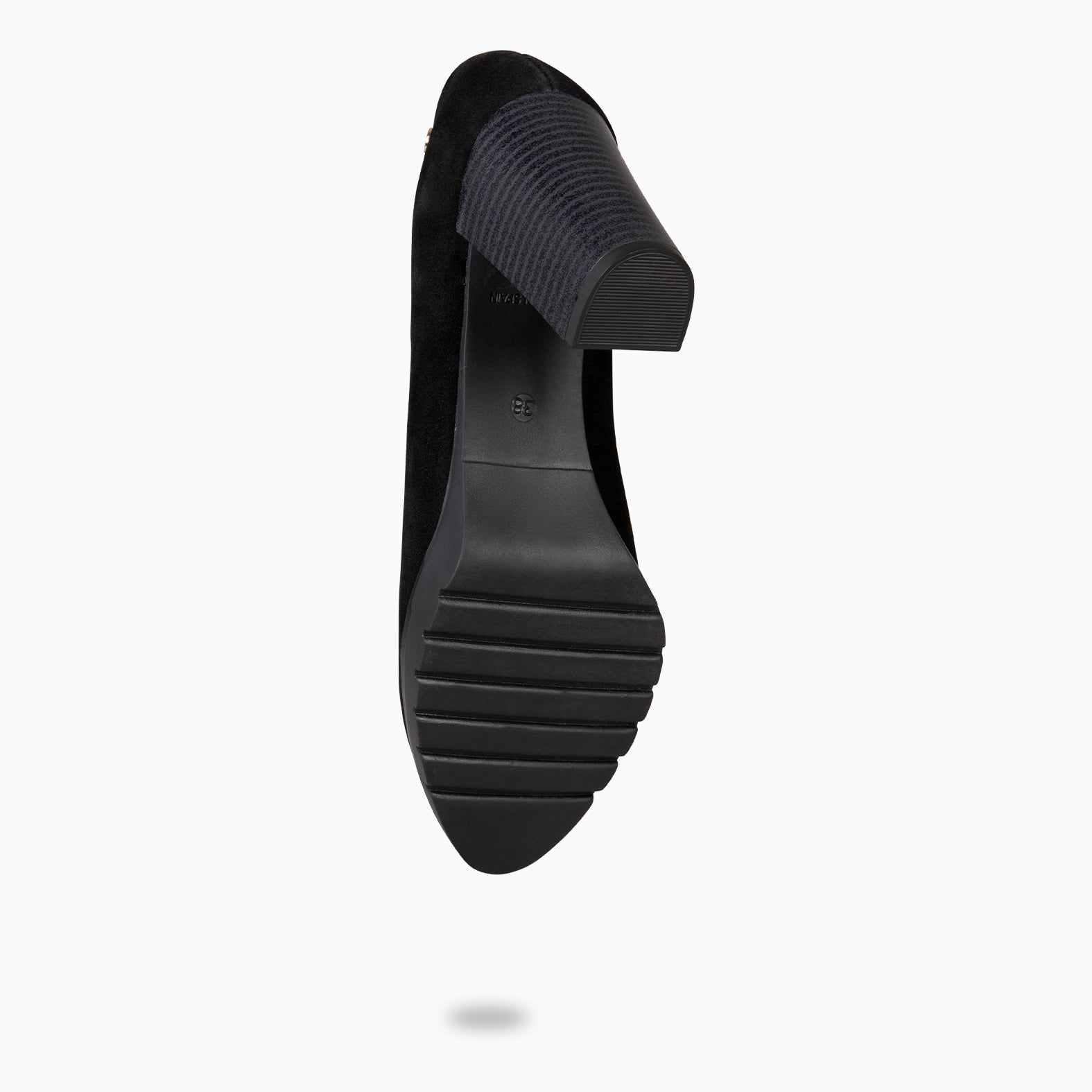 URBAN TREND - Salones casual de serraje NEGRO - miMaO ®