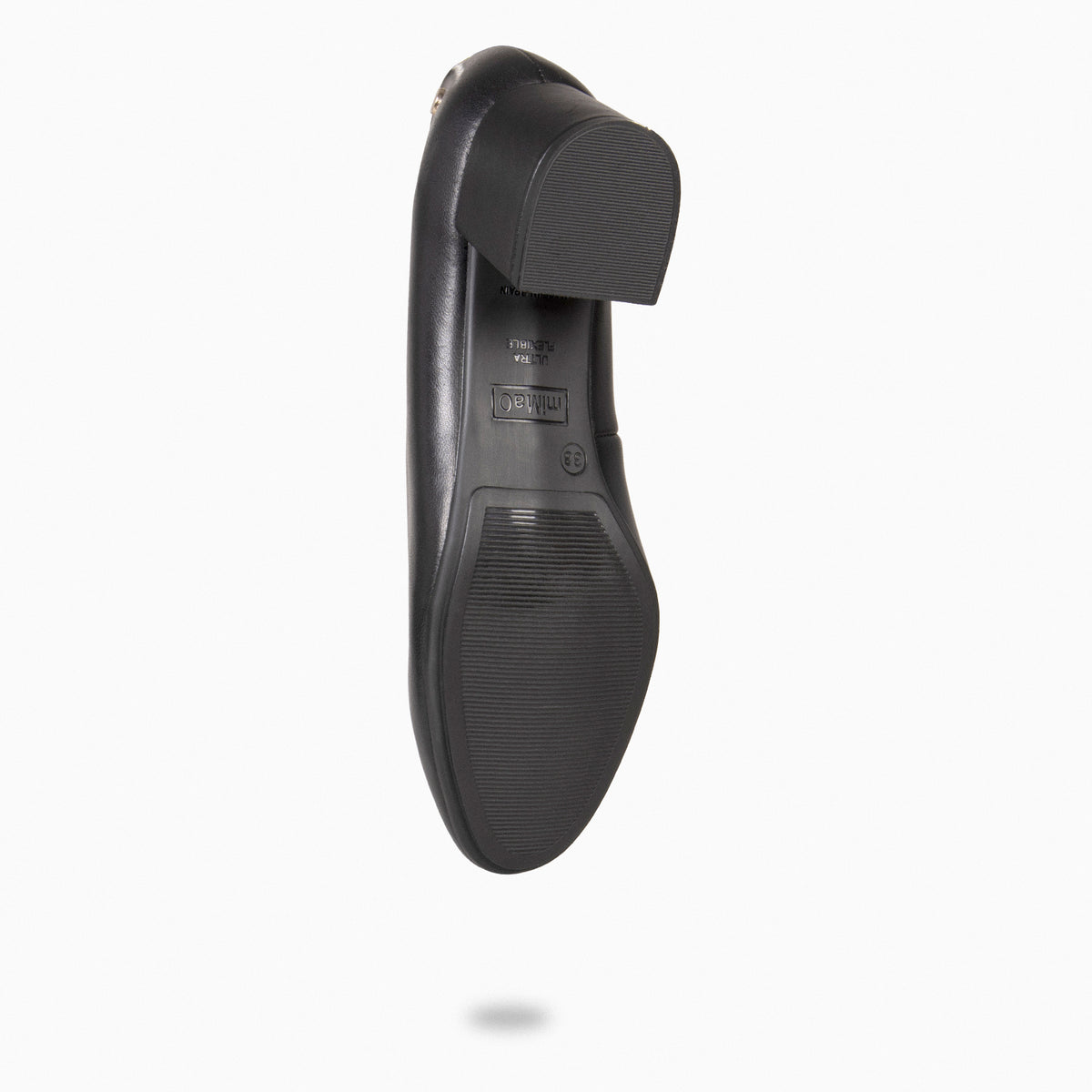 URBAN REDONDO SALÓN – Zapatos de tacón bajo de napa NEGRO - miMaO ®