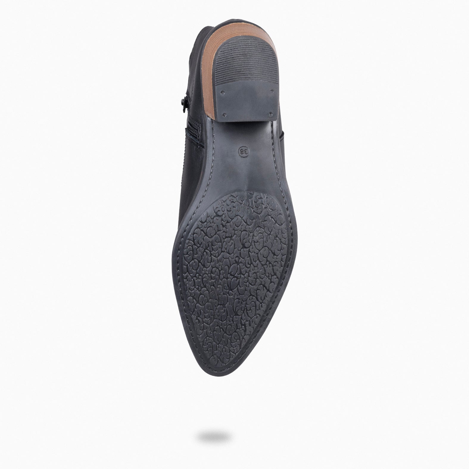 LUISIANA – Bottines style cowboy NOIR