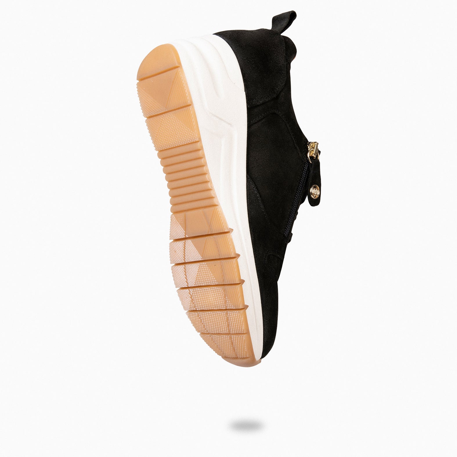 ARLES – Zapatillas deportivas con adorno cremallera NEGRO - miMaO ®