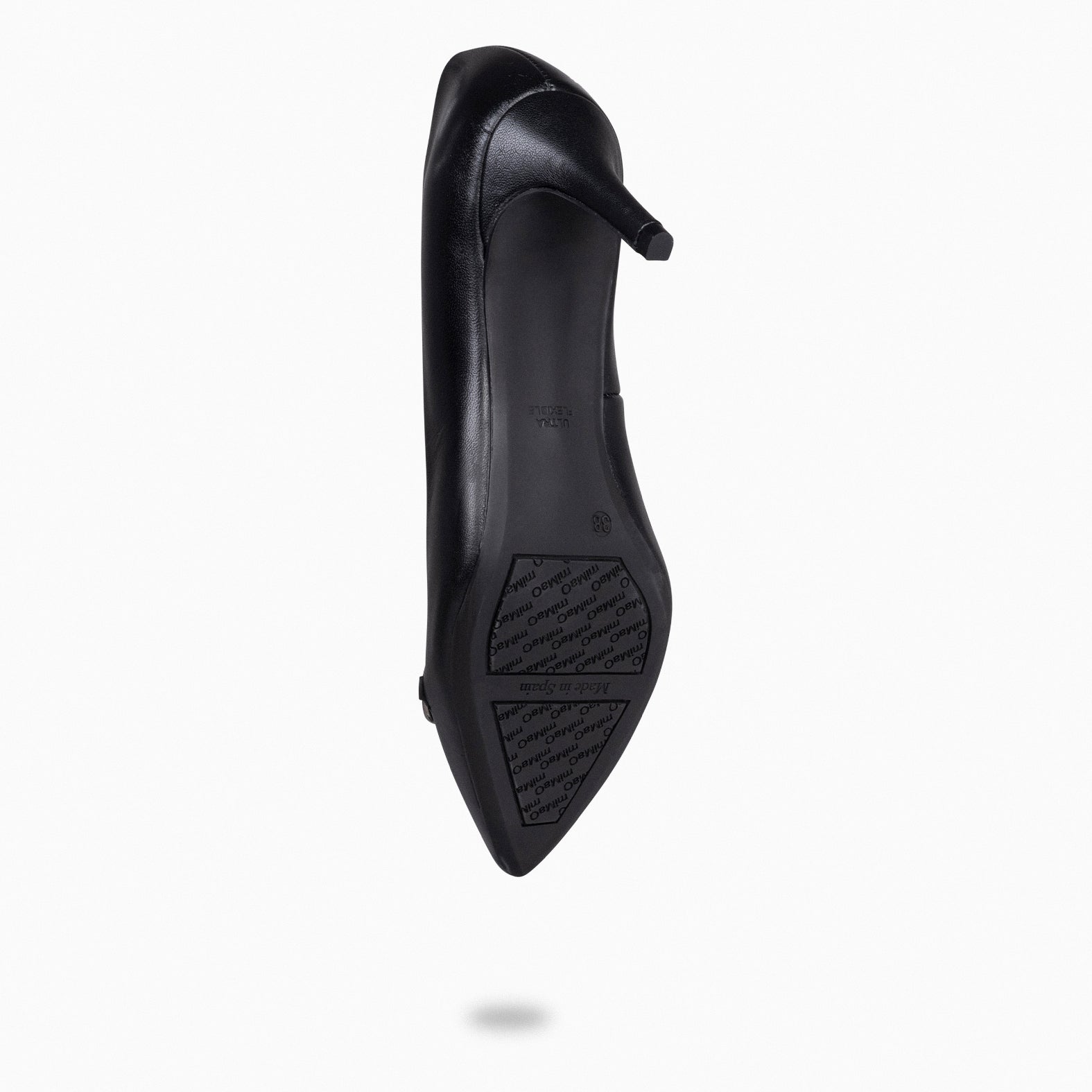 STILETTO ELEGANCE - Chaussures à talon aiguille avec détail métallique NOIR