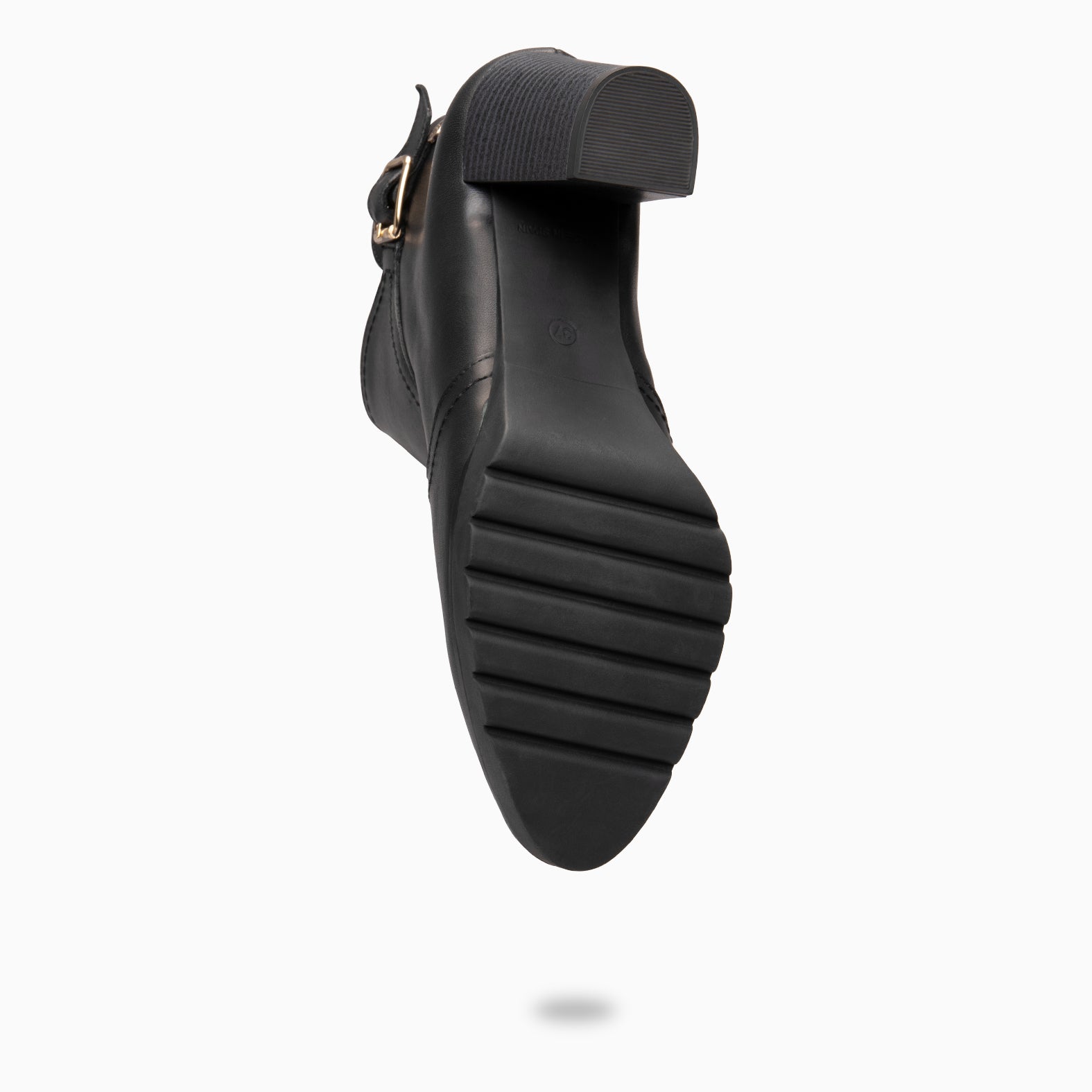 OLI – Botines de tacón alto con hebilla decorativa NEGRO - miMaO ®