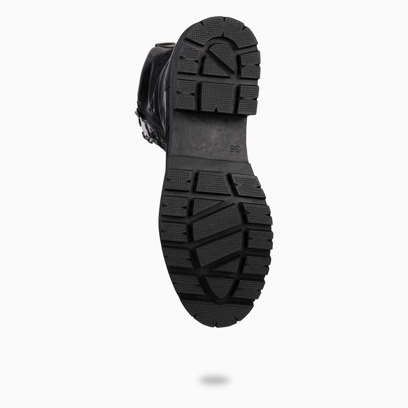 MILITAR – Botas militares de mujer NEGRO CHAROL - miMaO ®