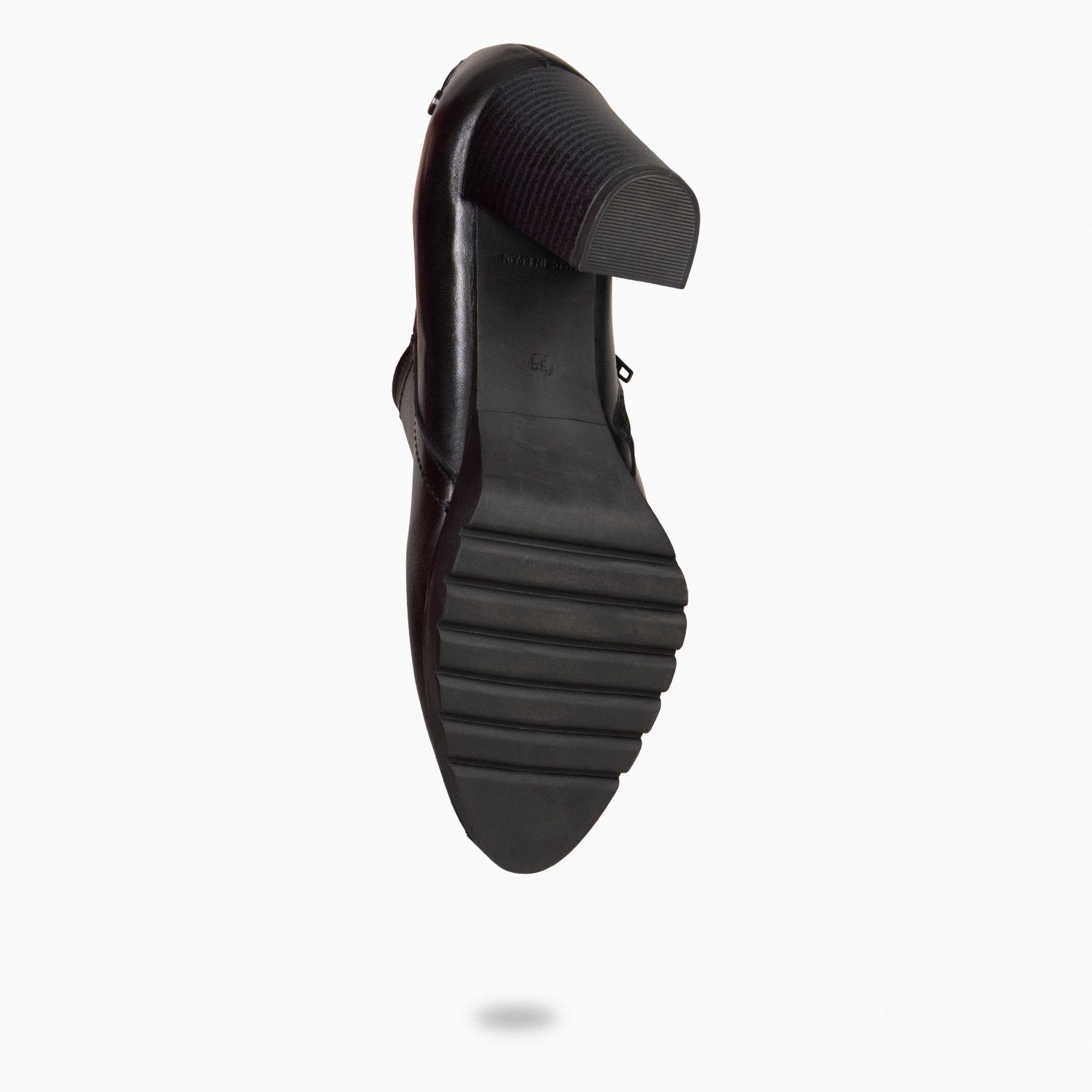 DAYANA - Botines de tacón alto de piel NEGRO