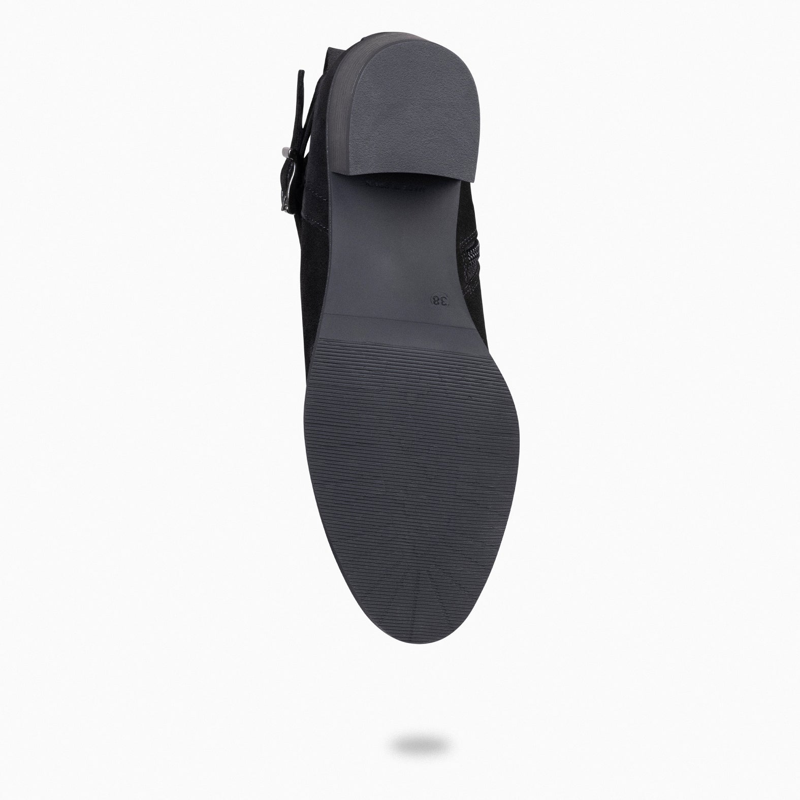 SEATTLE - BLACK Women suede leather booties 