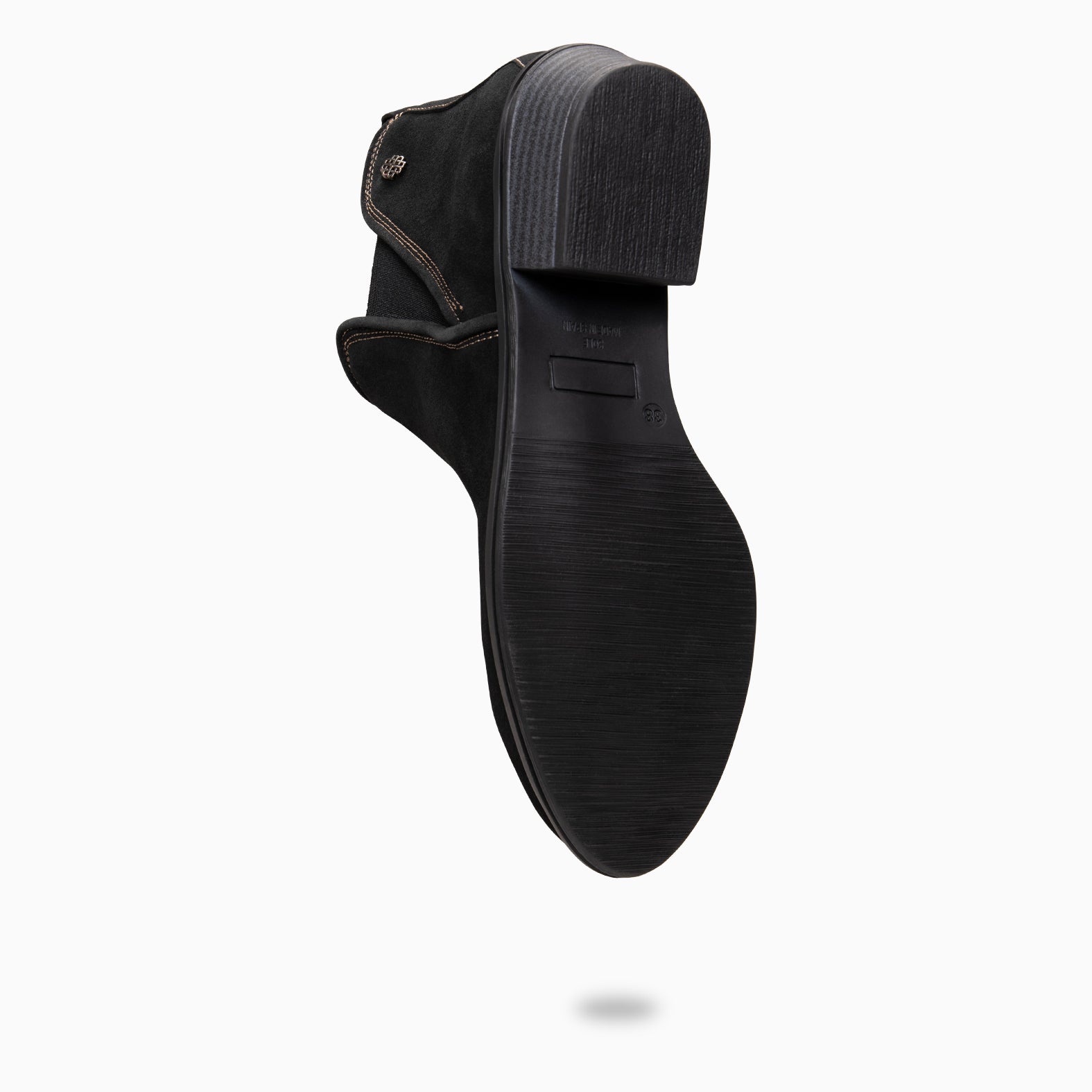 VIANA - Botín bajo con elástico NEGRO - miMaO ®