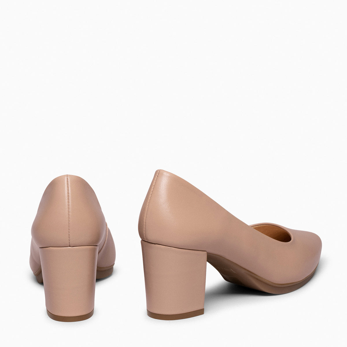 URBAN S SALON - Zapatos de tacón medio de napa MAQUILLAJE