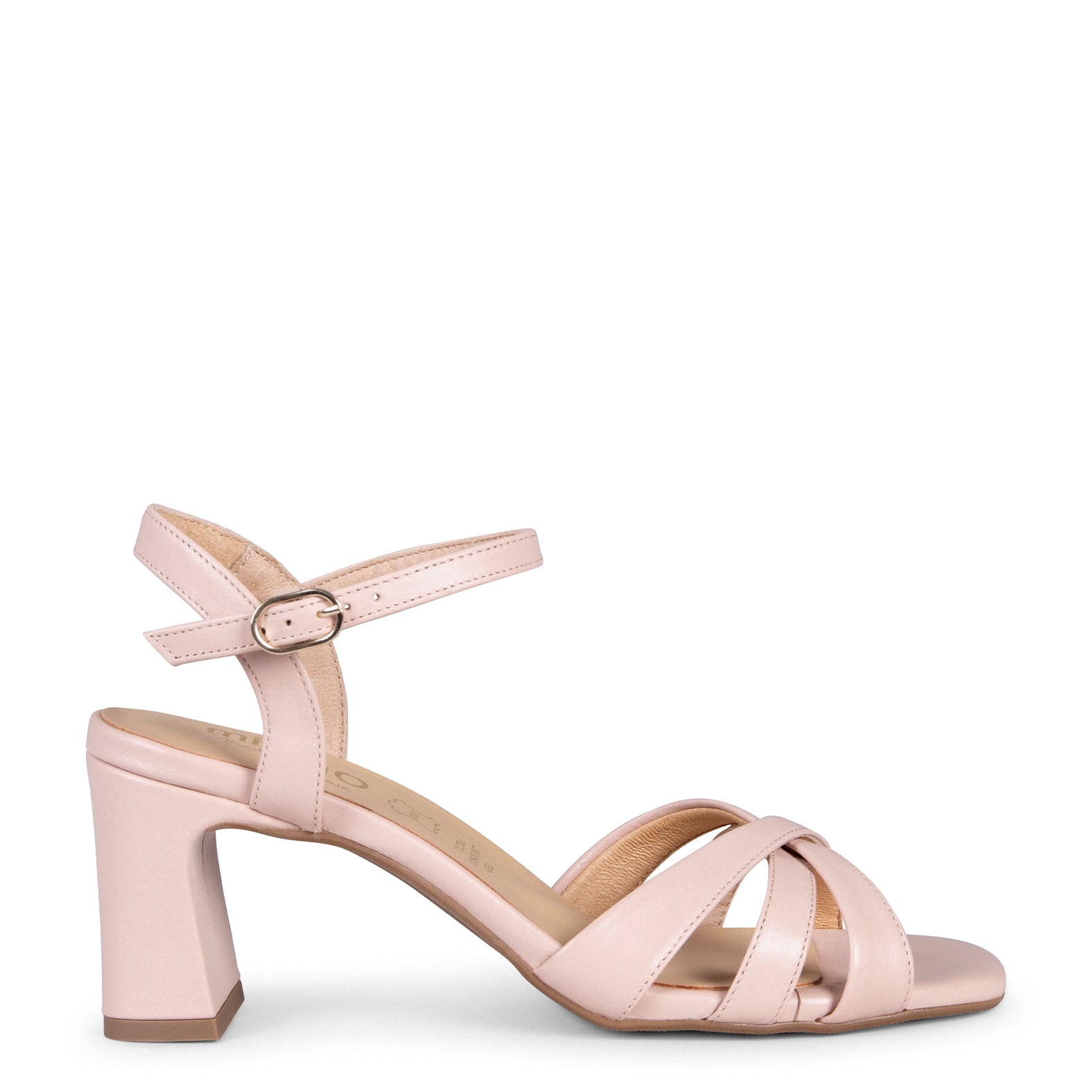 PAULA - Sandalias de fiesta con tacón NUDE - miMaO ®