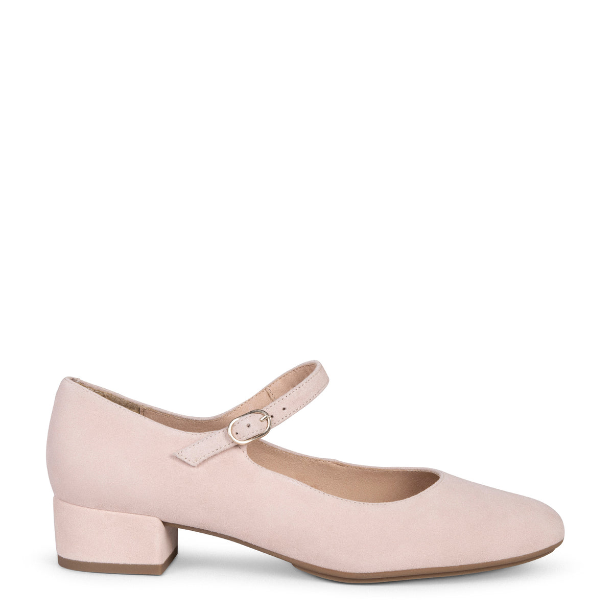 NORA – NUDE Mary-Janes with low heel 