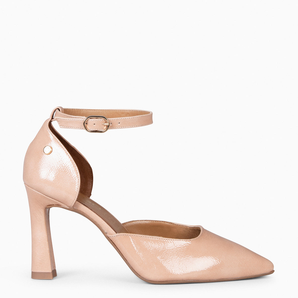 AINHOA - Zapato de tacón punta fina NUDE - miMaO ®