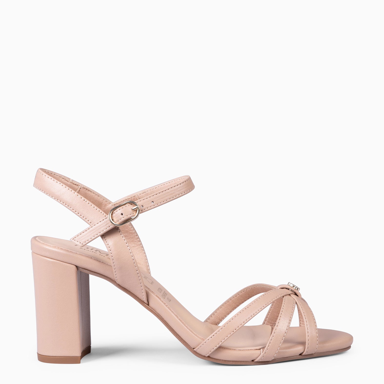 SONIA - SANDALIAS ELEGANTES DE TACÓN ALTO NUDE - miMaO ®