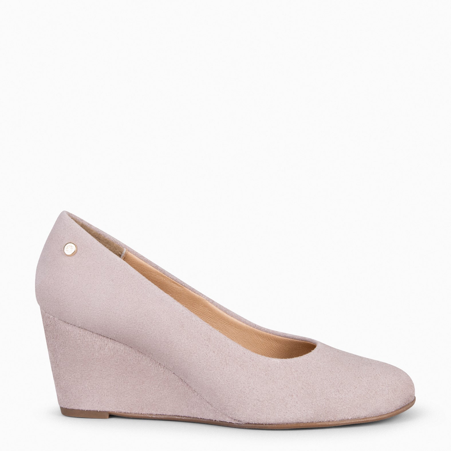 REDONDO CUÑA – Zapato de mujer con cuña NUDE - miMaO ®