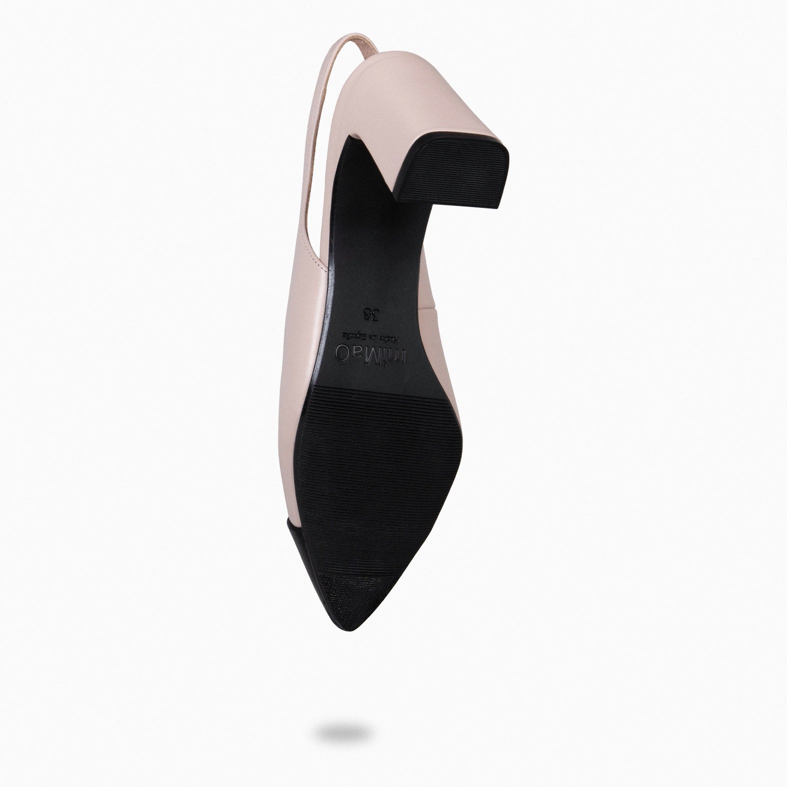 DIANA - Zapato NUDE puntera afilada NEGRO - miMaO ®