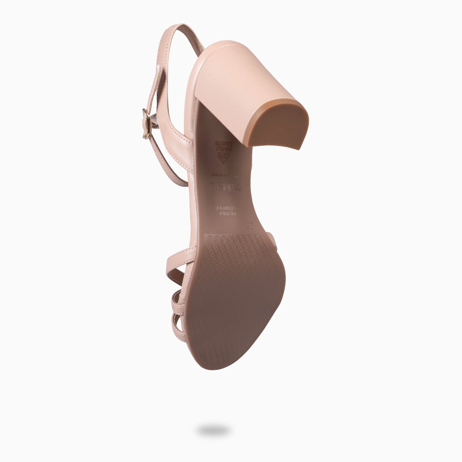 SONIA - SANDALIAS ELEGANTES DE TACÓN ALTO NUDE - miMaO ®