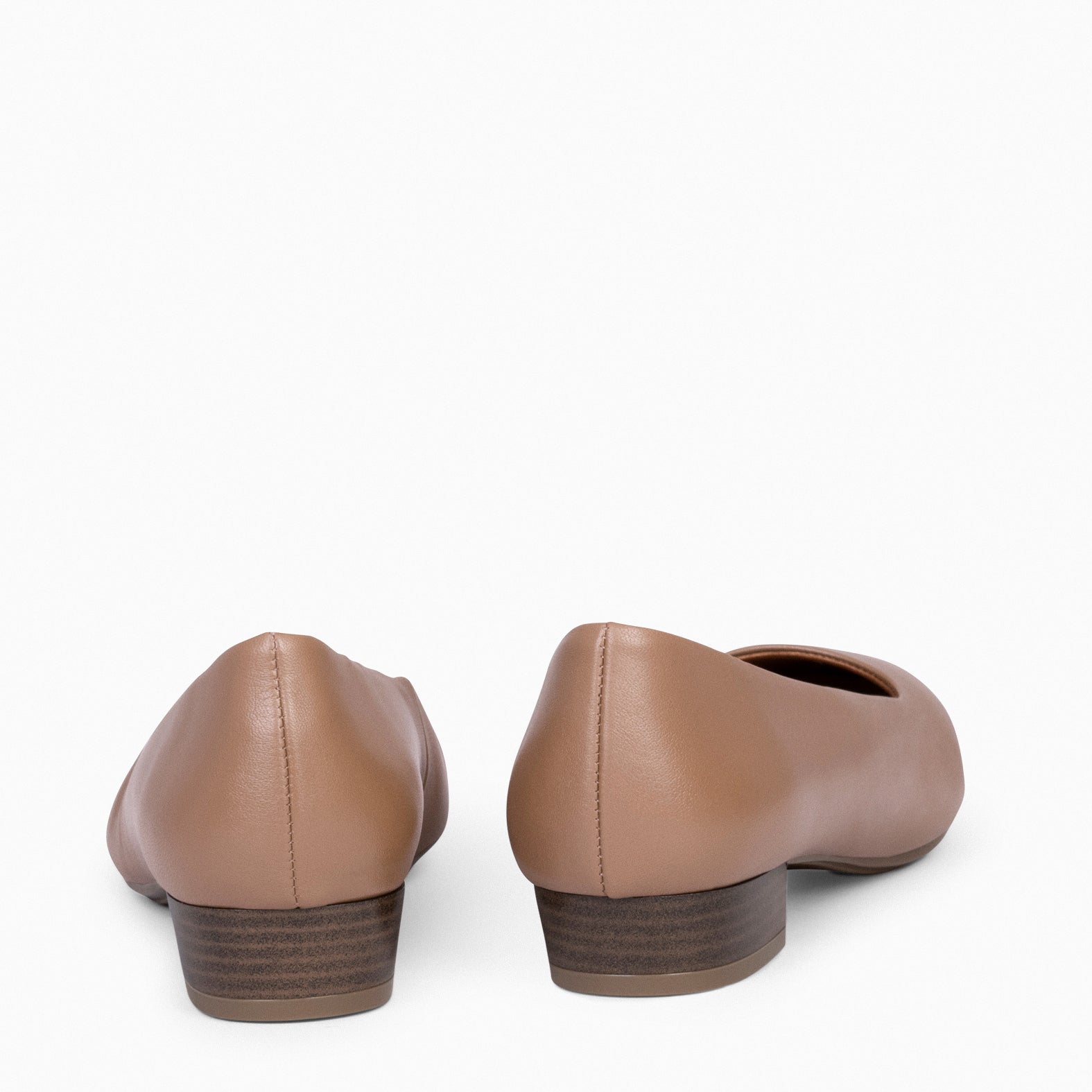 URBAN XS - Zapatos de tacón bajo de napa NUDE - miMaO ®