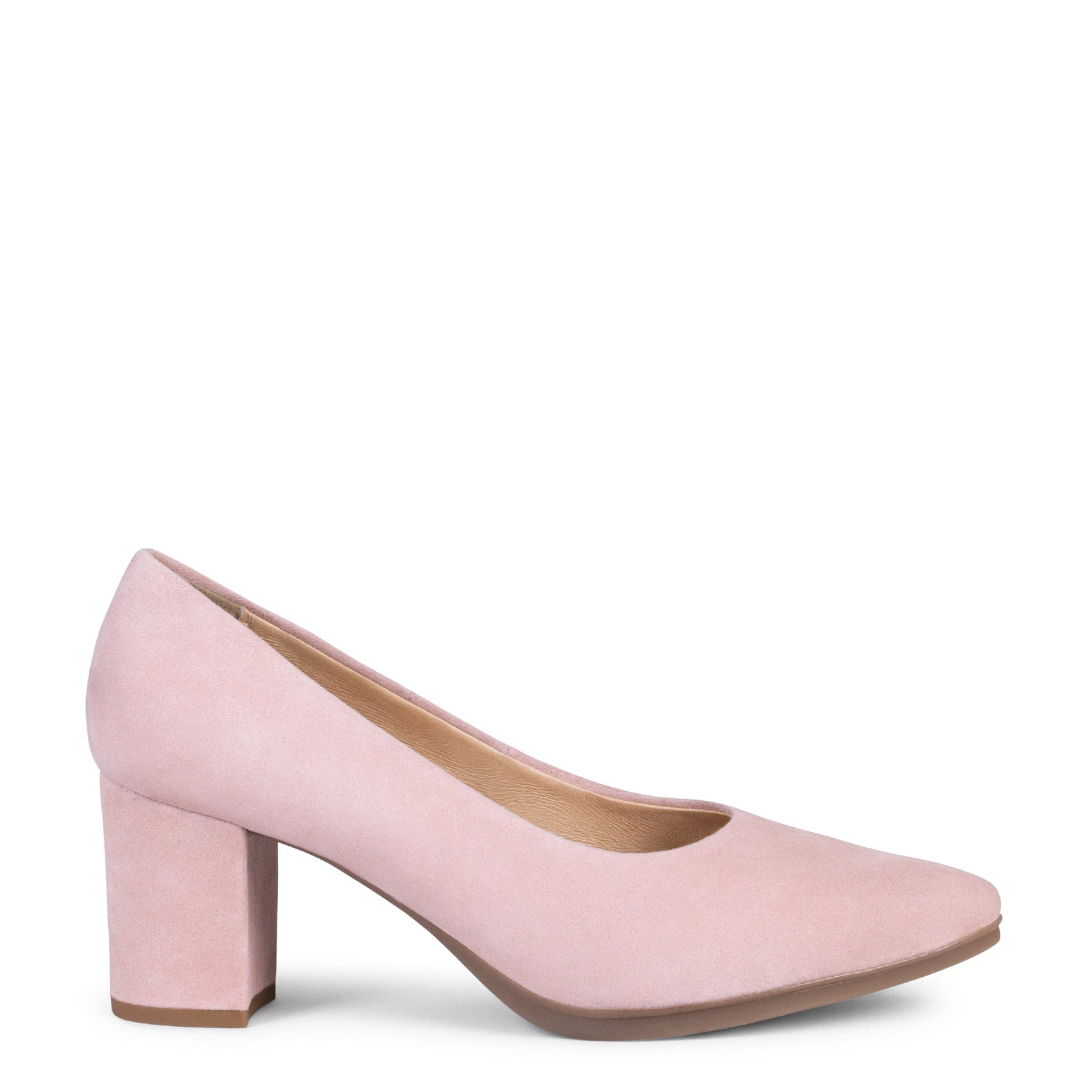 URBAN S - Escarpins à talon moyen en daim ROSE