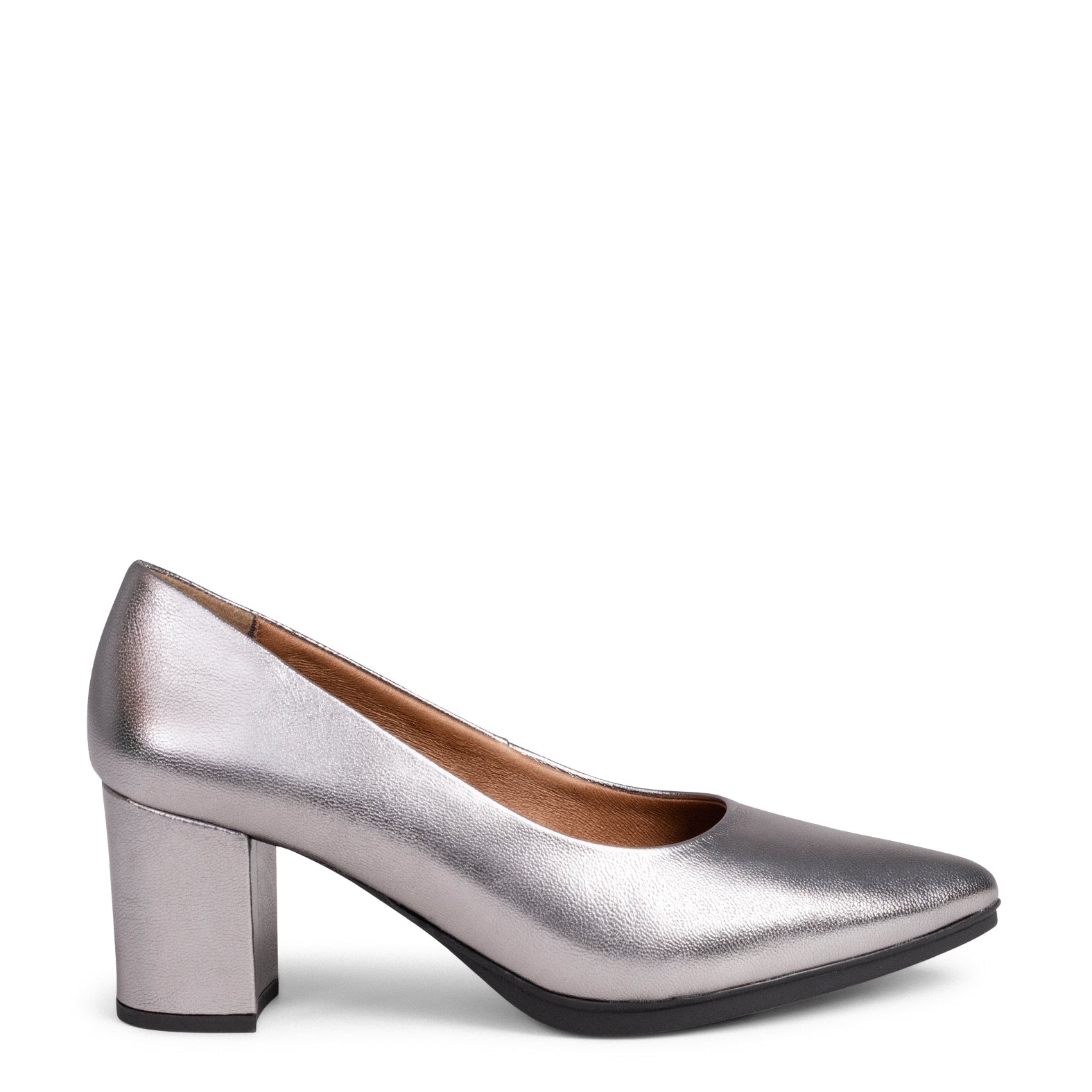 URBAN S SPLASH - Zapatos de piel metalizada PLATA - miMaO ®