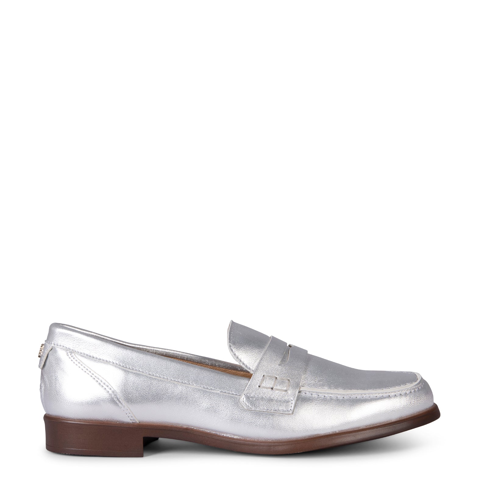 ABBY - MOCASÍN ELEGANTE DE NAPA PLATA