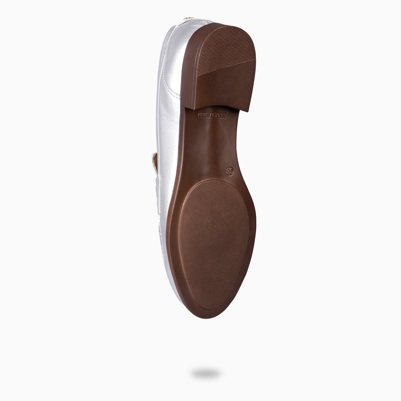 ABBY - MOCASÍN ELEGANTE DE NAPA PLATA