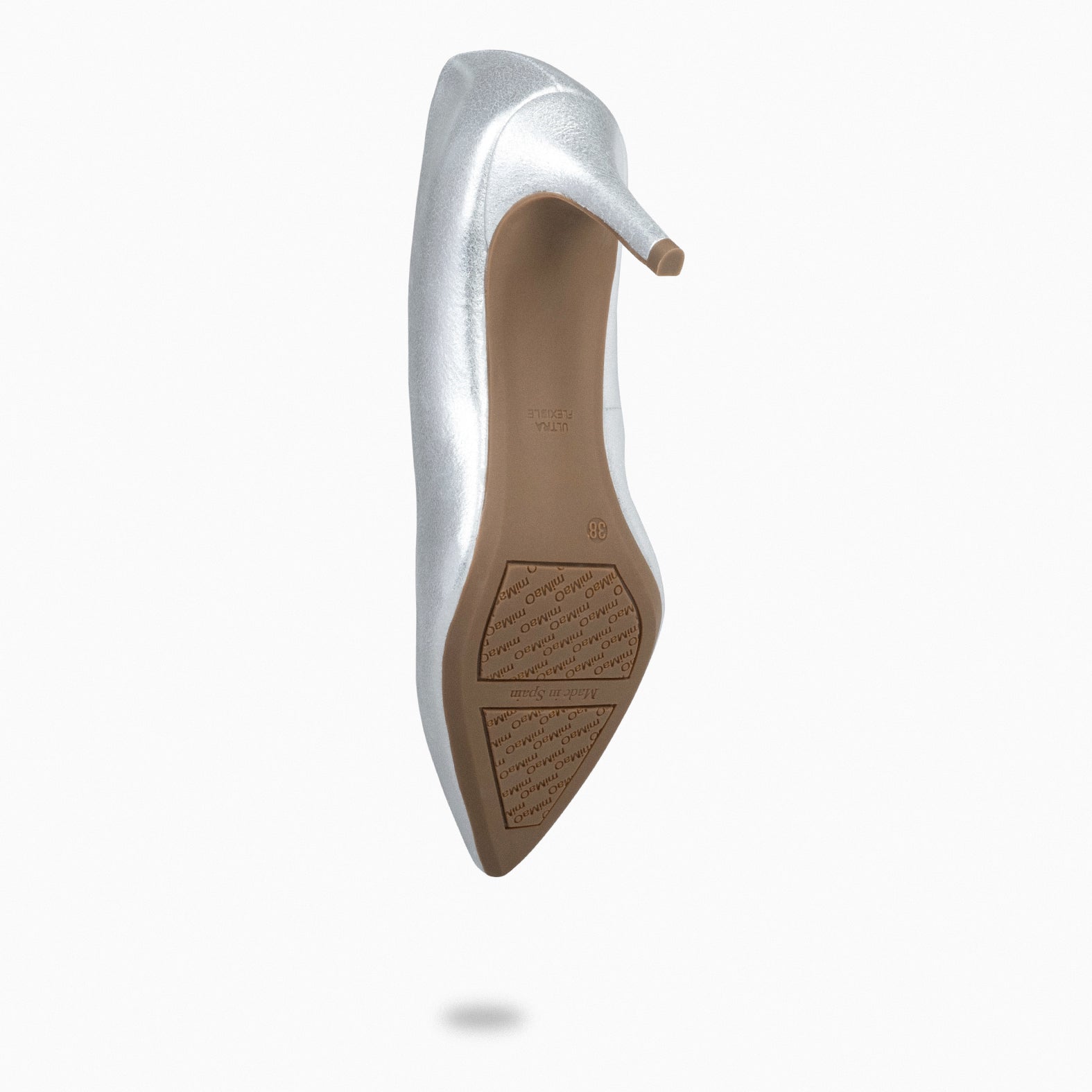 STILETTO SPLASH - Zapatos de tacón de aguja Metalizados PLATA - miMaO ®